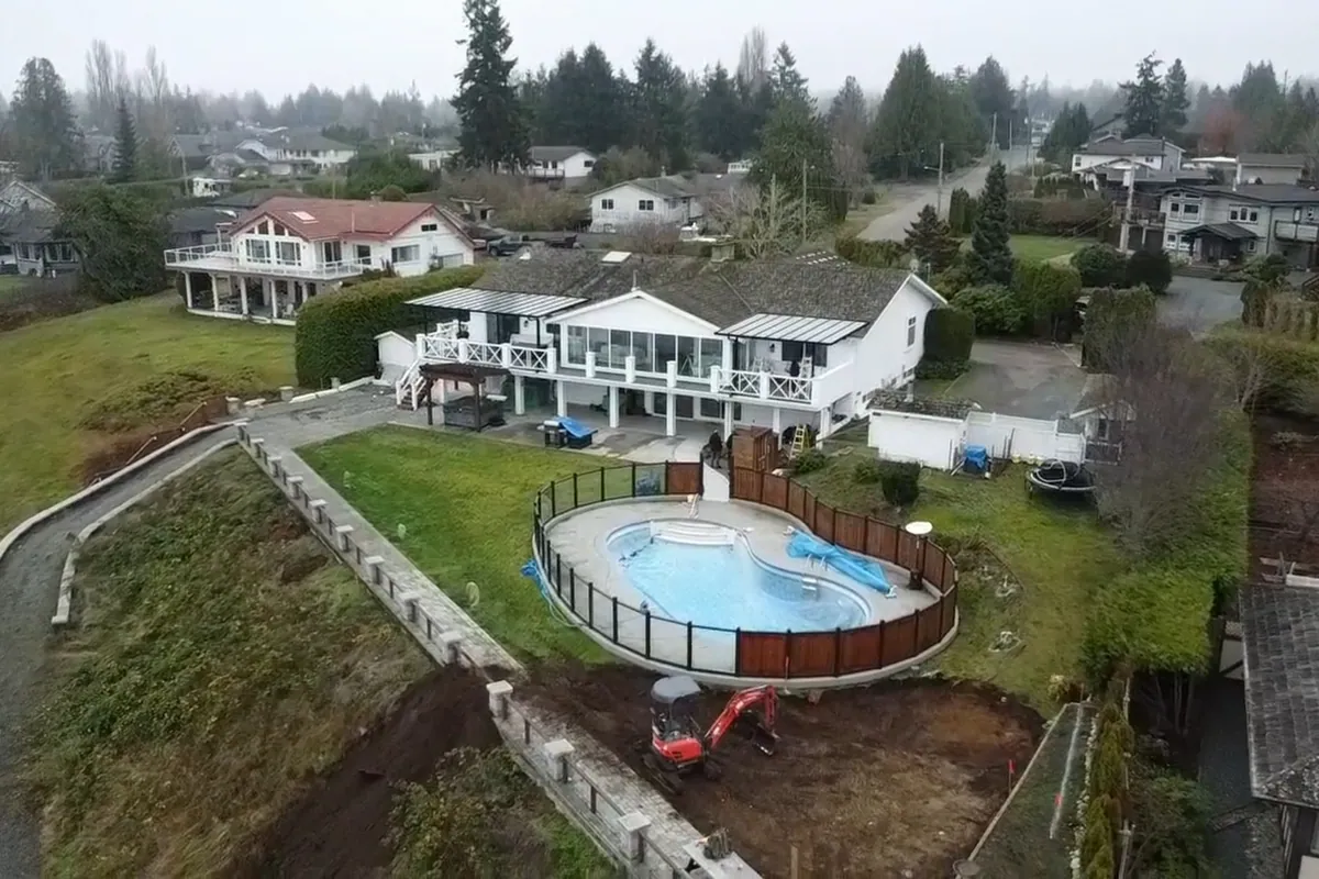 Construction drone photo and video